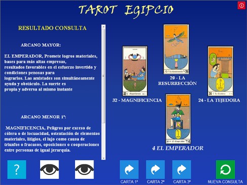 Tarot Egipcio, programa de entretenimiento.